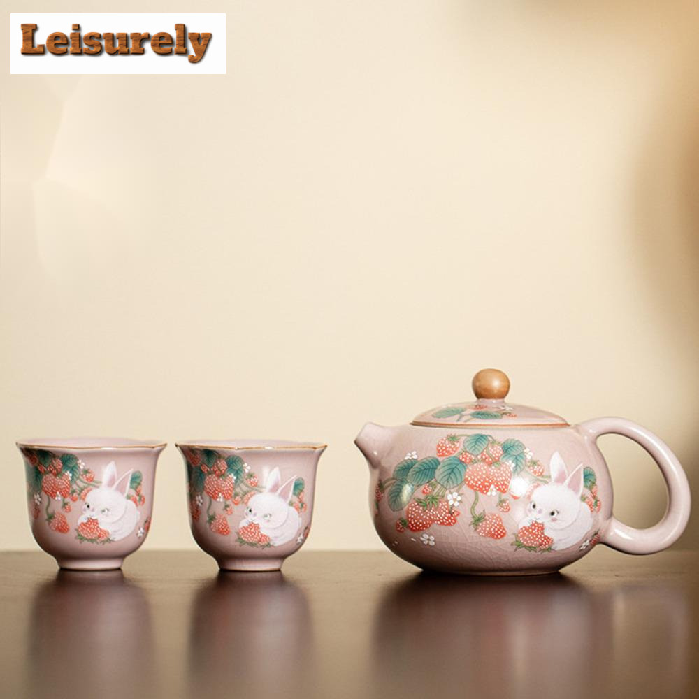 ชุดกาน้ำชากระต่าย Ru เตาเผาสีช - Korean Tea Set บทวิจารณ์และราคา