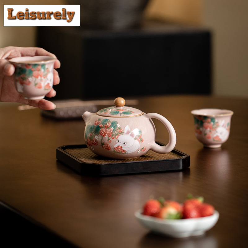 ชุดกาน้ำชากระต่าย Ru เตาเผาสีช - Korean Tea Set บทวิจารณ์และราคา