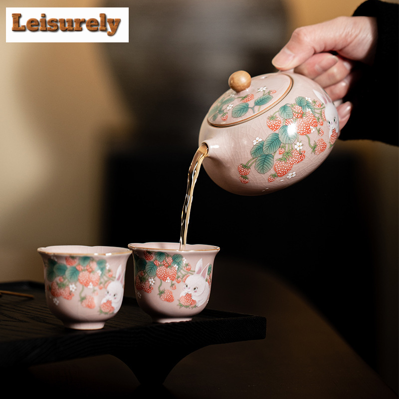 ชุดกาน้ำชากระต่าย Ru เตาเผาสีช - Korean Tea Set บทวิจารณ์และราคา