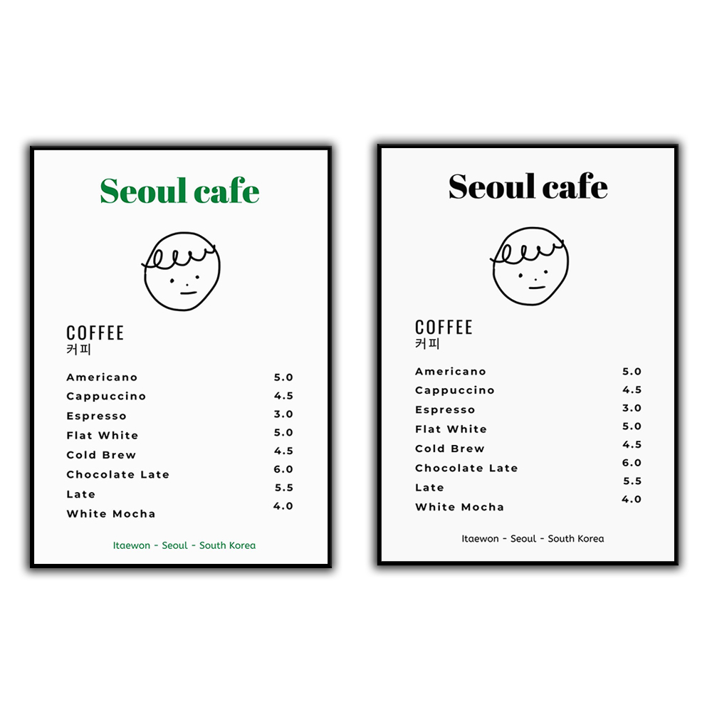 โซล Cafe พิมพ์ Wall Art พิมพ์  - Korean Arts And Lifestyle บทวิจารณ์และราคา